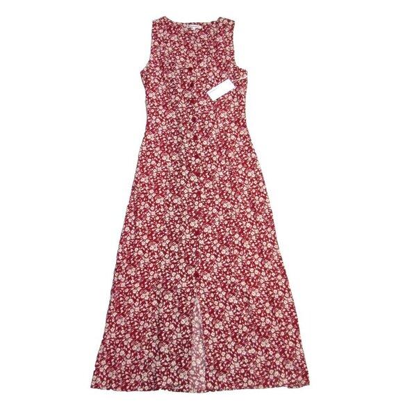 NWT Reformation Londyn in Flower Girl Floral Print Midi Shirt Dress 4 $218